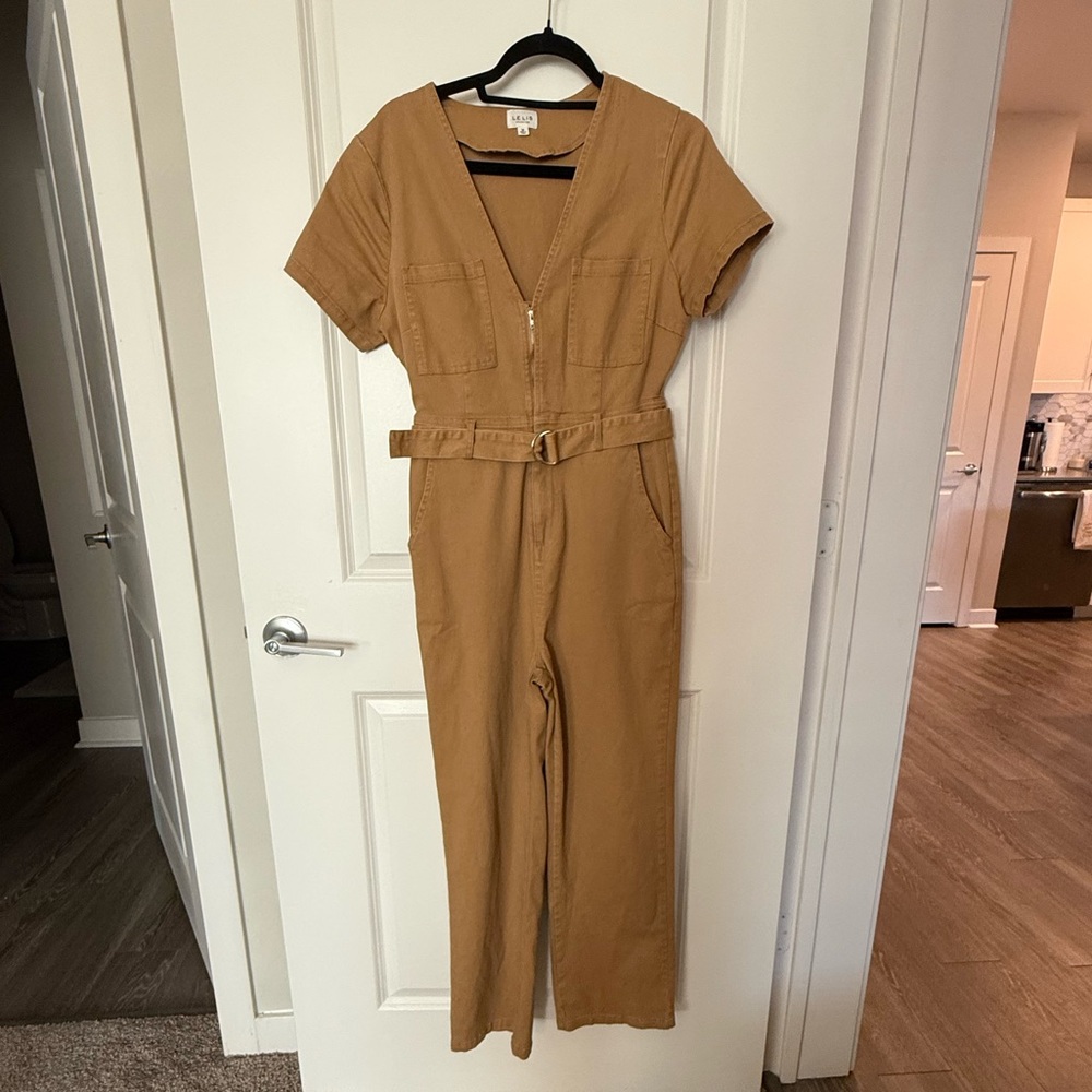 Tan jumpsuit